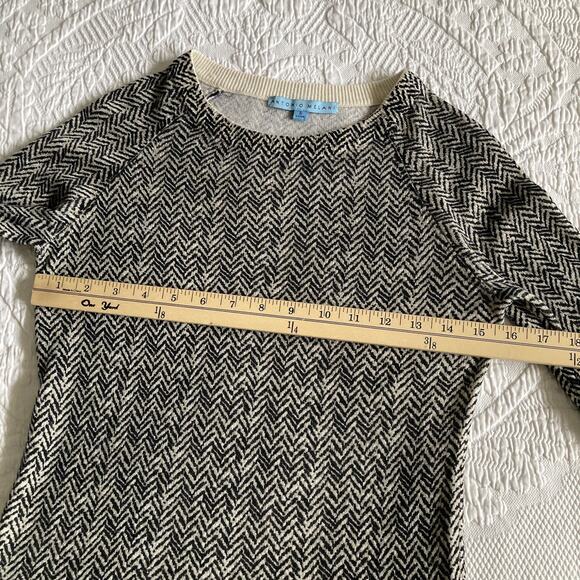 Antonio Melani Women's Cashmere Pullover Sweater Herringbone Fitted Small - XS - Picture 10 of 14